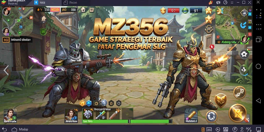 Tampilan gameplay <strong>MZ356</strong> yang menakjubkan dan penuh aksi strategi.
