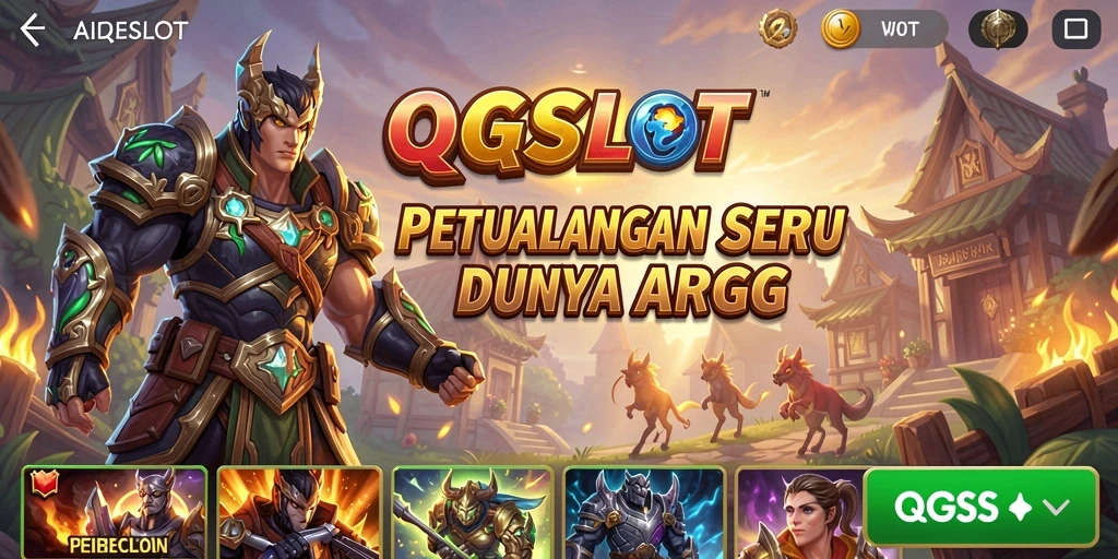 Tampilan gameplay seru di dunia petualangan ARPG QQSLOT.