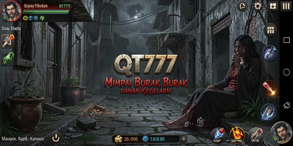 Tampilan gameplay mematikan dari QT777 yang mencekam.