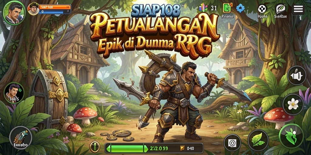 Tampilan gameplay menegangkan dan dinamis dalam SIAP108.