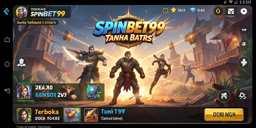 Tampilan gameplay seru dalam dunia terbuka SPINBET99.