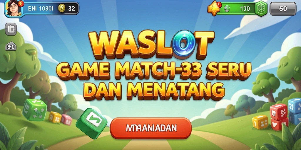 Tampilan gameplay seru WASLOT dengan banyak warna dan tantangan.